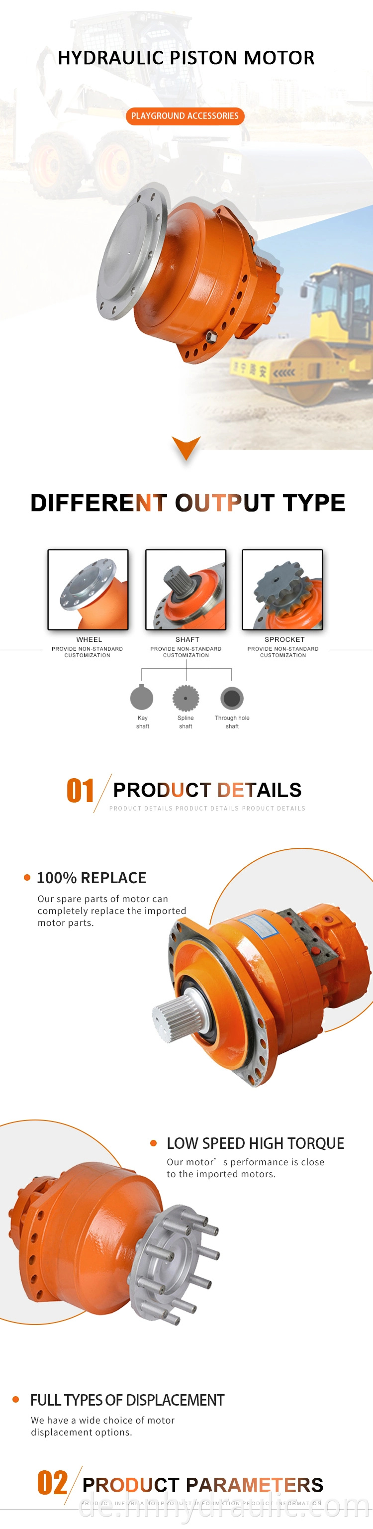 Poclain MS18 Hydraulikantriebsmotor